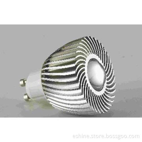 White aluminum LED spotlight, 3*1W white or warm white CE GS GOST CB